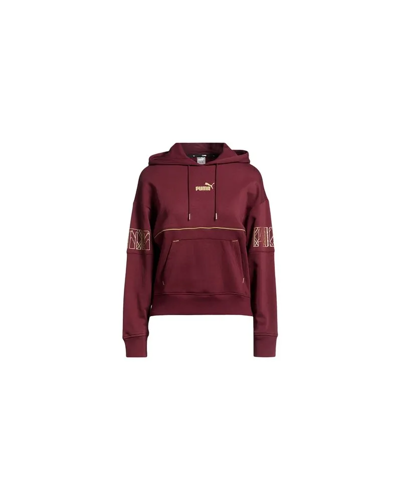 Puma TOPS - Sweatshirtsauf YOOX.COM Bordeaux