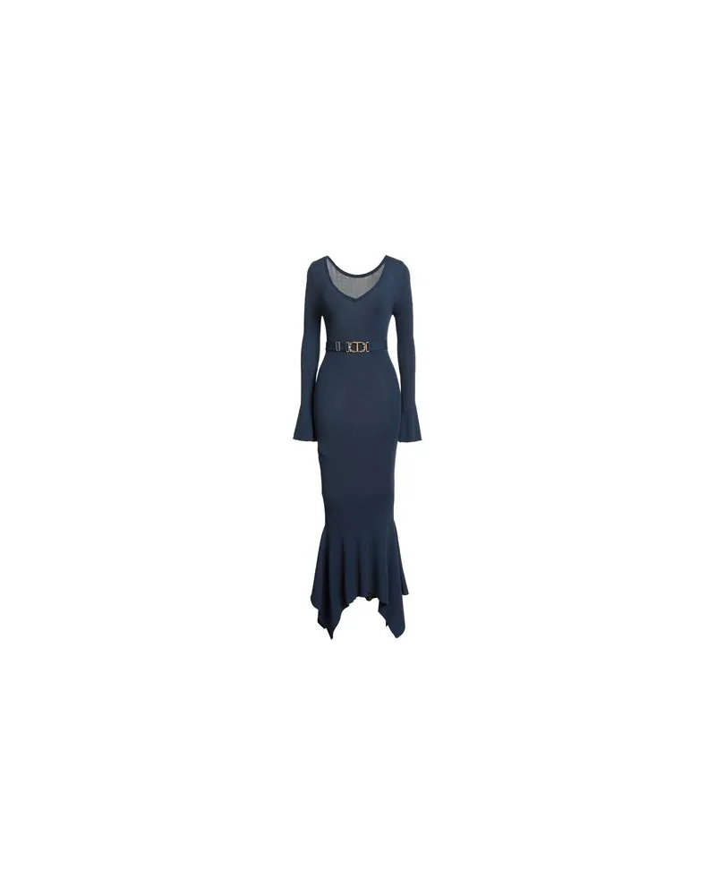 Twin-Set KLEIDER - Maxi-Kleiderauf YOOX.COM Marineblau