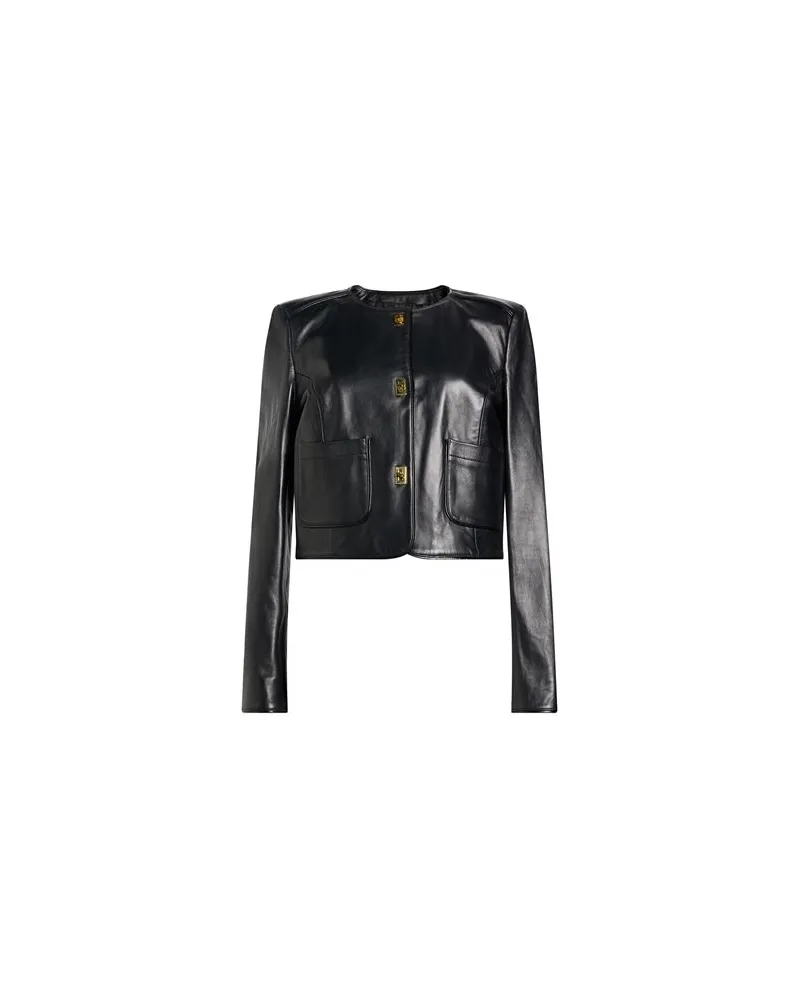 Elisabetta Franchi JACKEN & MÄNTEL - Jacken und Anoraksauf YOOX.COM Schwarz