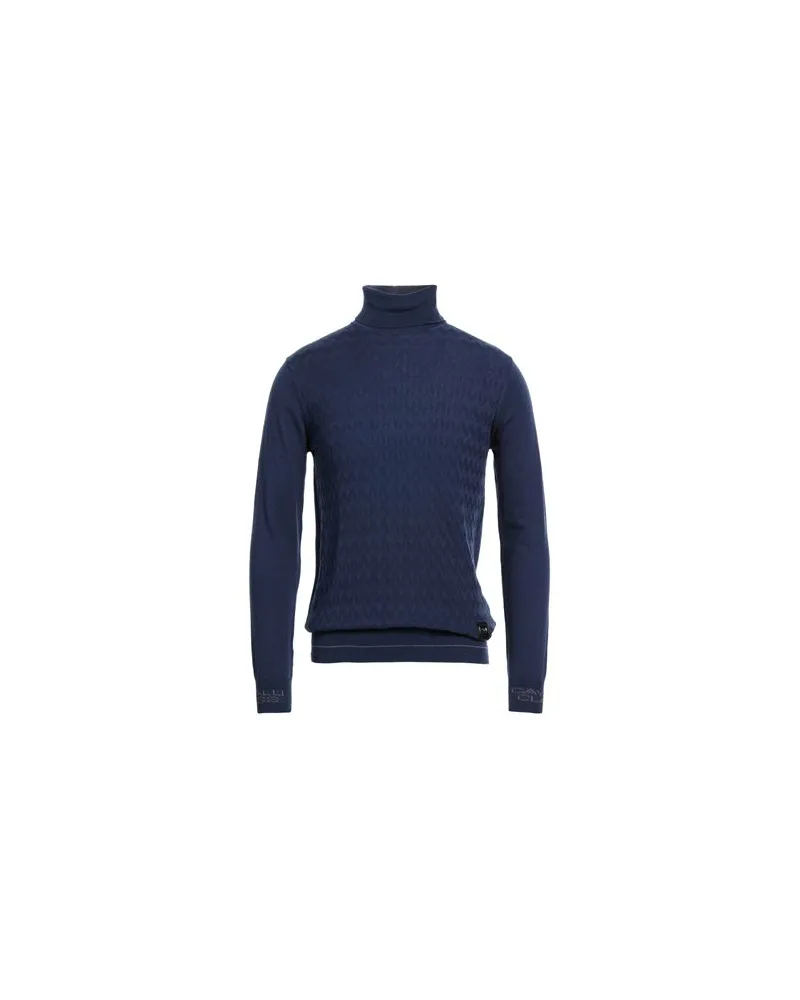 Roberto Cavalli STRICKWAREN - Rollkragenpulloverauf YOOX.COM Marineblau