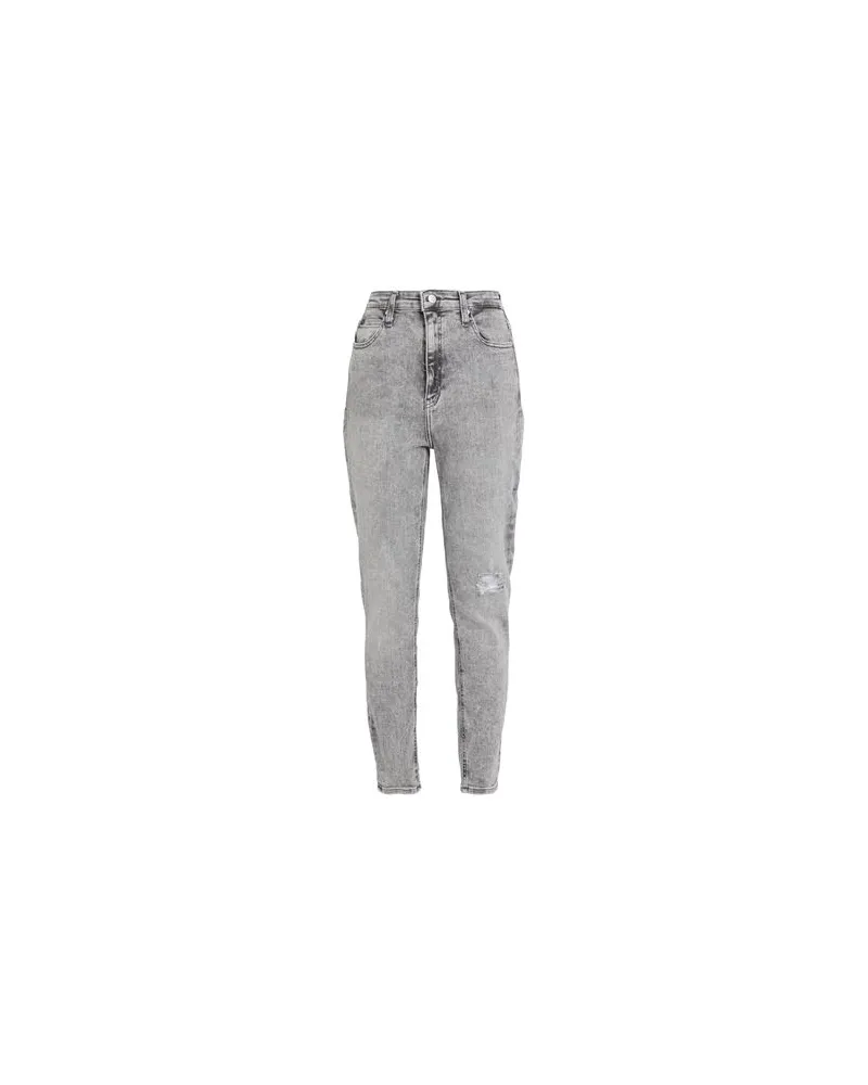 Calvin Klein HOSEN & RÖCKE - Jeanshosenauf YOOX.COM Hellgrau