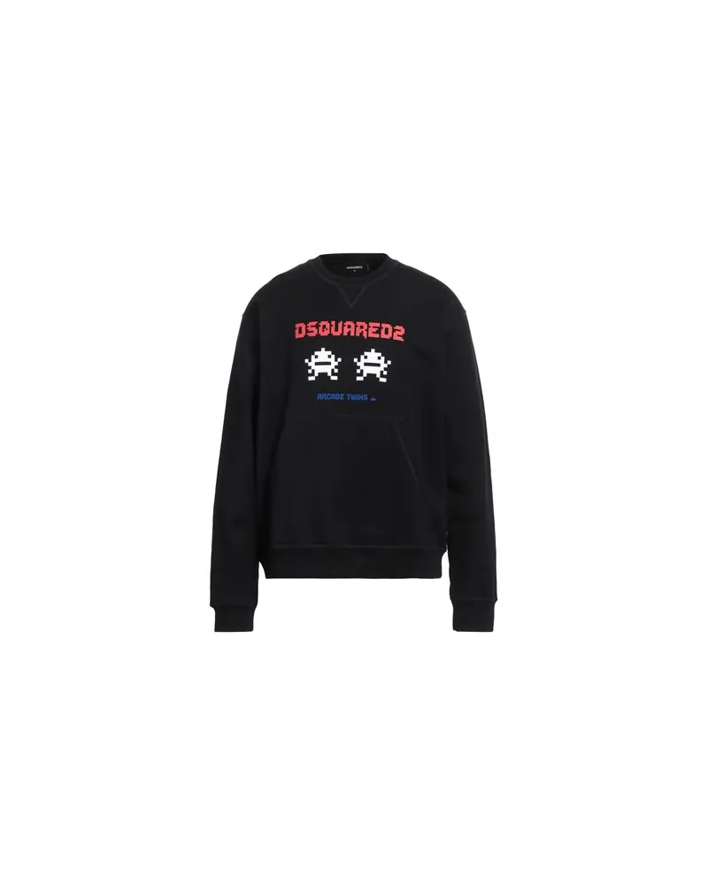 Dsquared2 TOPS - Sweatshirtsauf YOOX.COM Schwarz