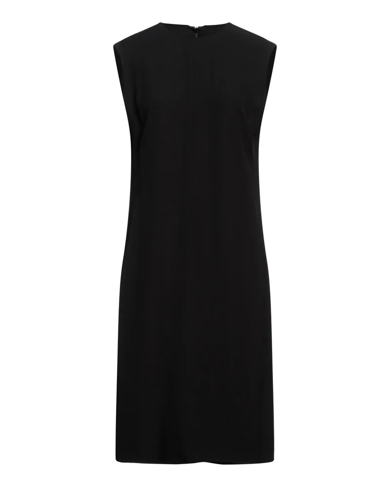 BCBGMAXAZRIA Midi-Kleid Schwarz