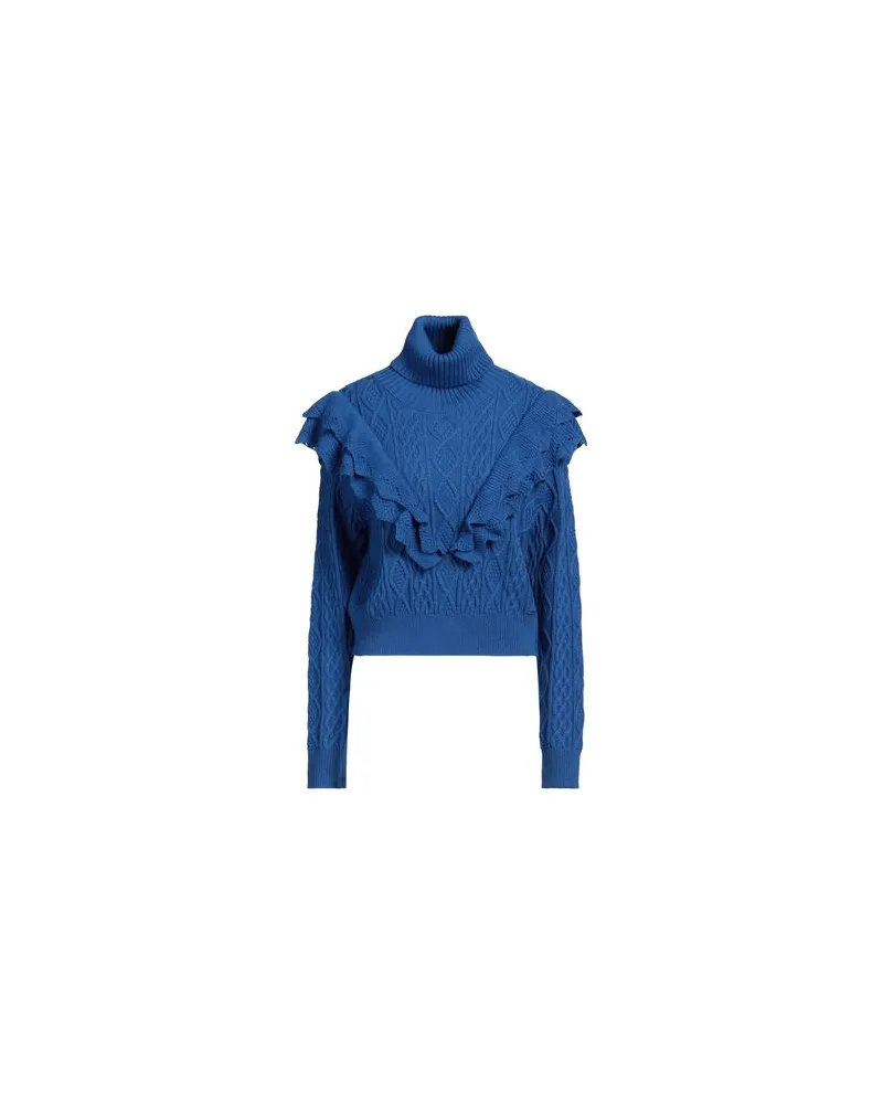Fracomina STRICKWAREN - Rollkragenpulloverauf YOOX.COM Blau