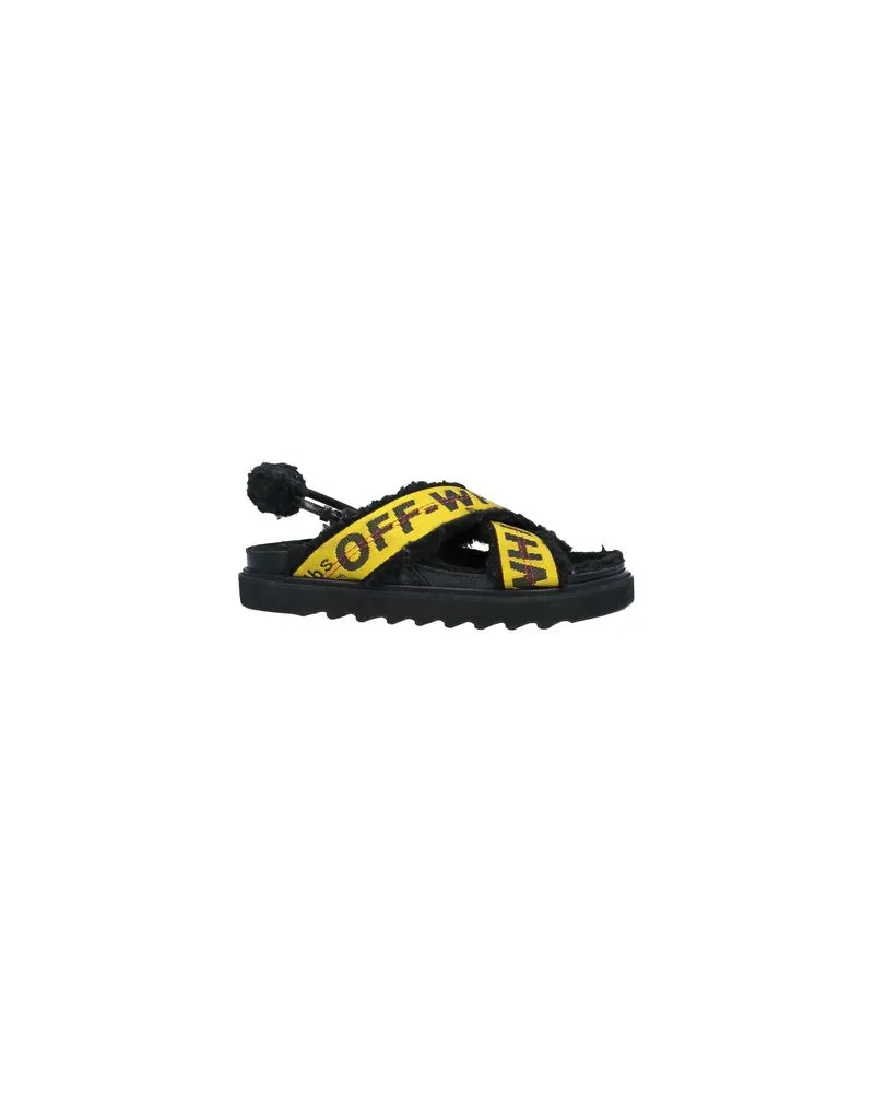 OFF-WHITE SCHUHE - Sandalenauf YOOX.COM Schwarz