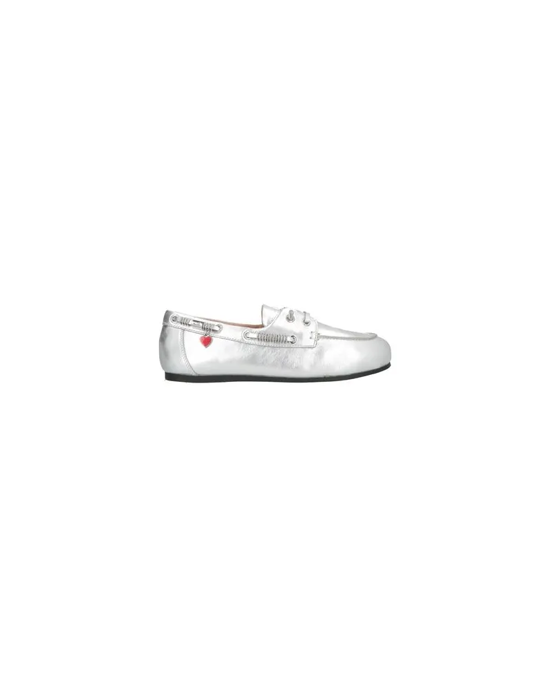 Moschino SCHUHE - Mokassinsauf YOOX.COM Silber