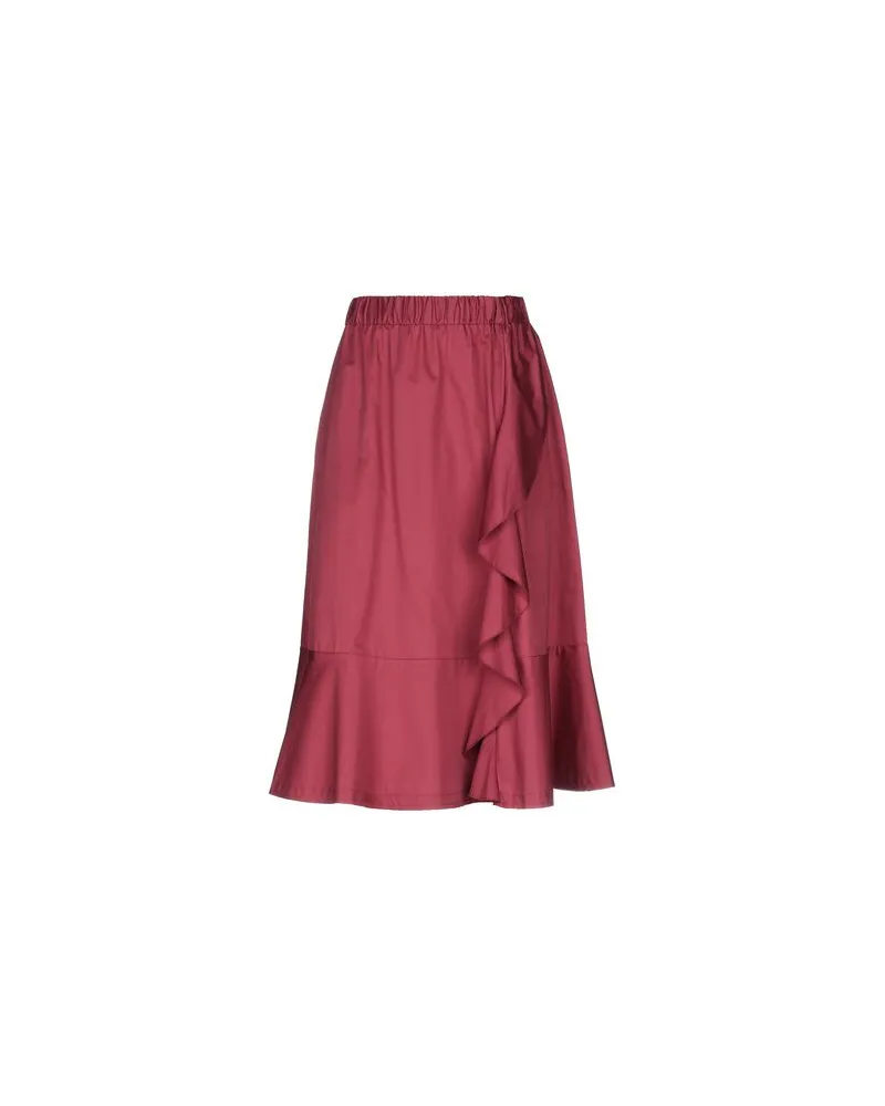 Kaos HOSEN & RÖCKE - Midi-Röckeauf YOOX.COM Bordeaux