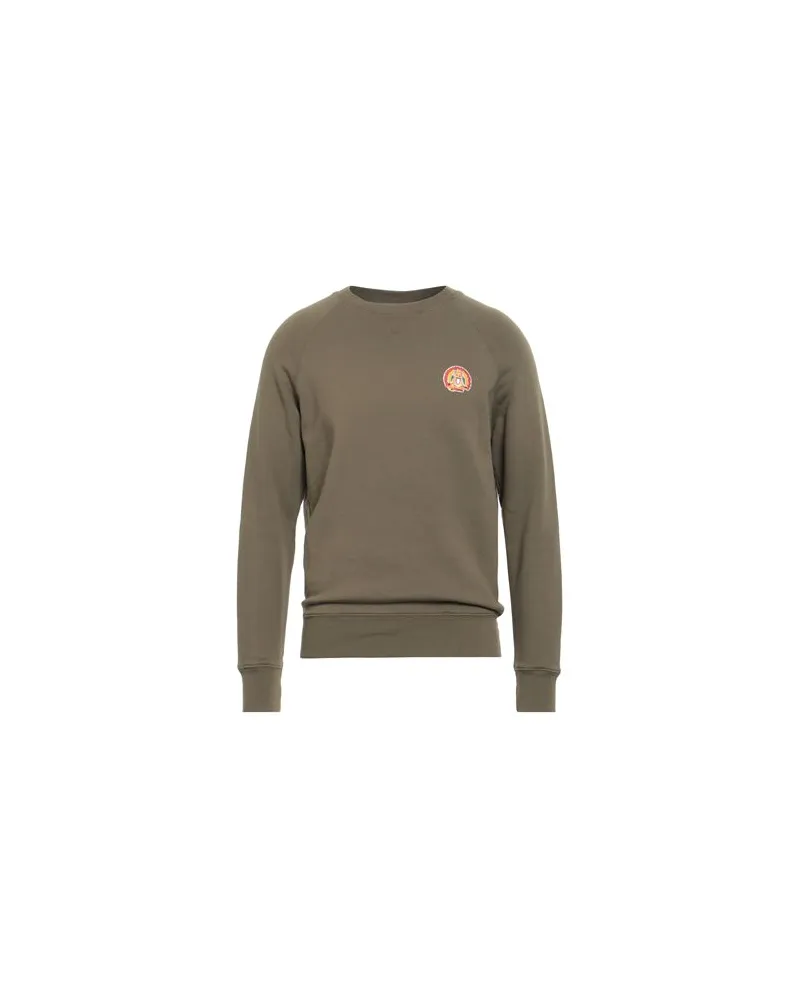 Kitsuné TOPS - Sweatshirtsauf YOOX.COM Militärgrün