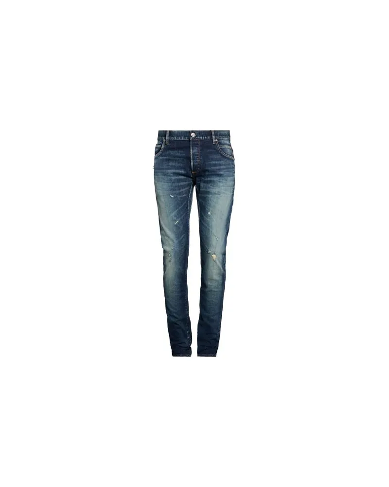 Balmain HOSEN & RÖCKE - Jeanshosenauf YOOX.COM Blau