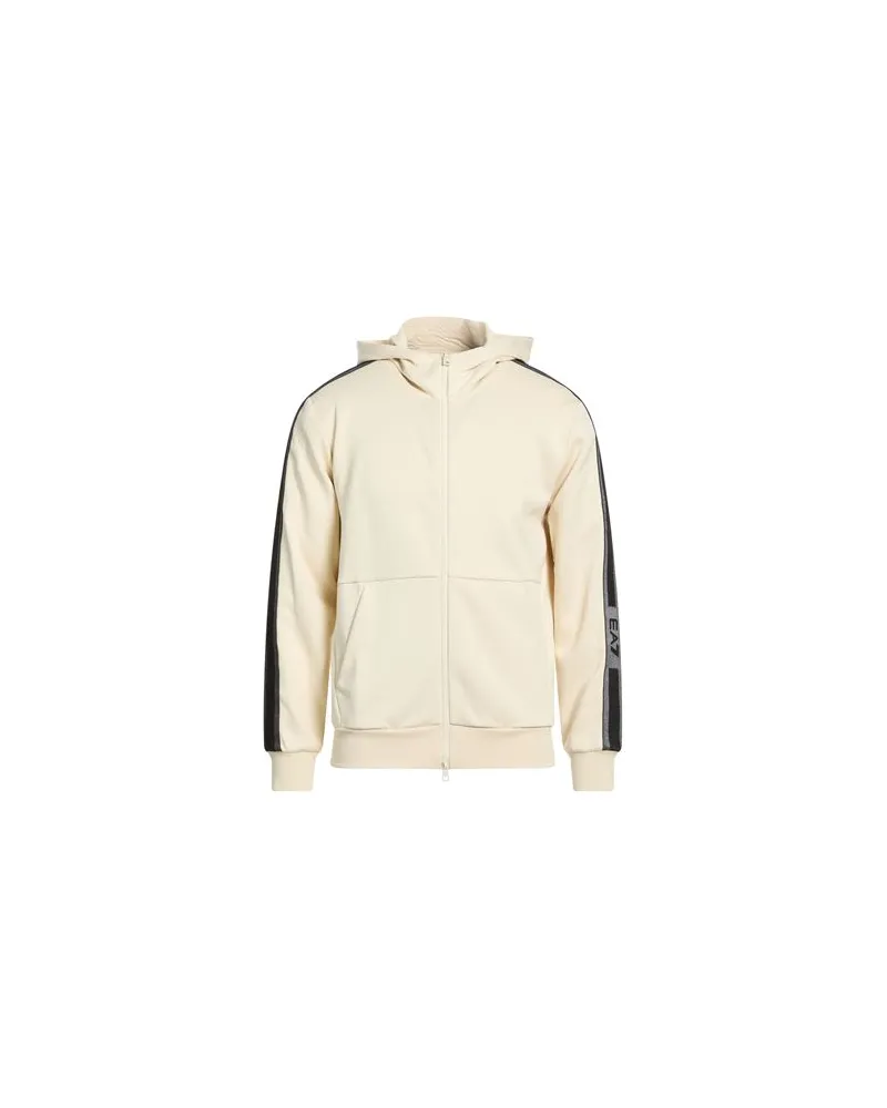 EA7 TOPS - Sweatshirtsauf YOOX.COM Cremeweiß