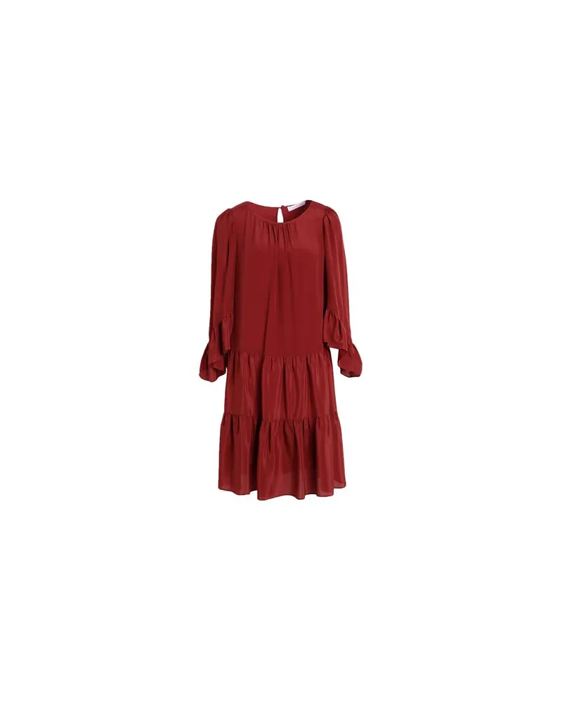 See by Chloé KLEIDER - Mini-Kleiderauf YOOX.COM Ziegelrot