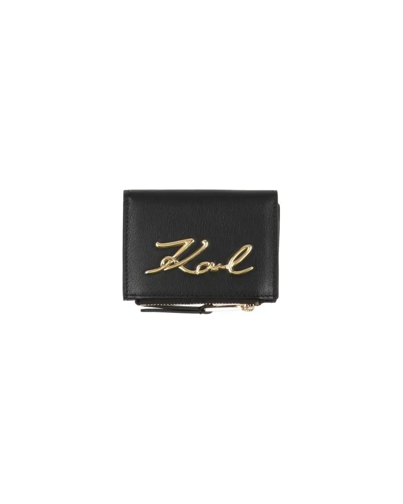 Karl Lagerfeld Kleinlederwaren - Portemonnaiesauf YOOX.COM Schwarz
