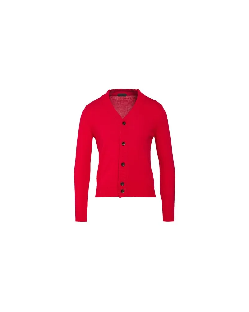 Zanone STRICKWAREN - Strickjackenauf YOOX.COM Rot