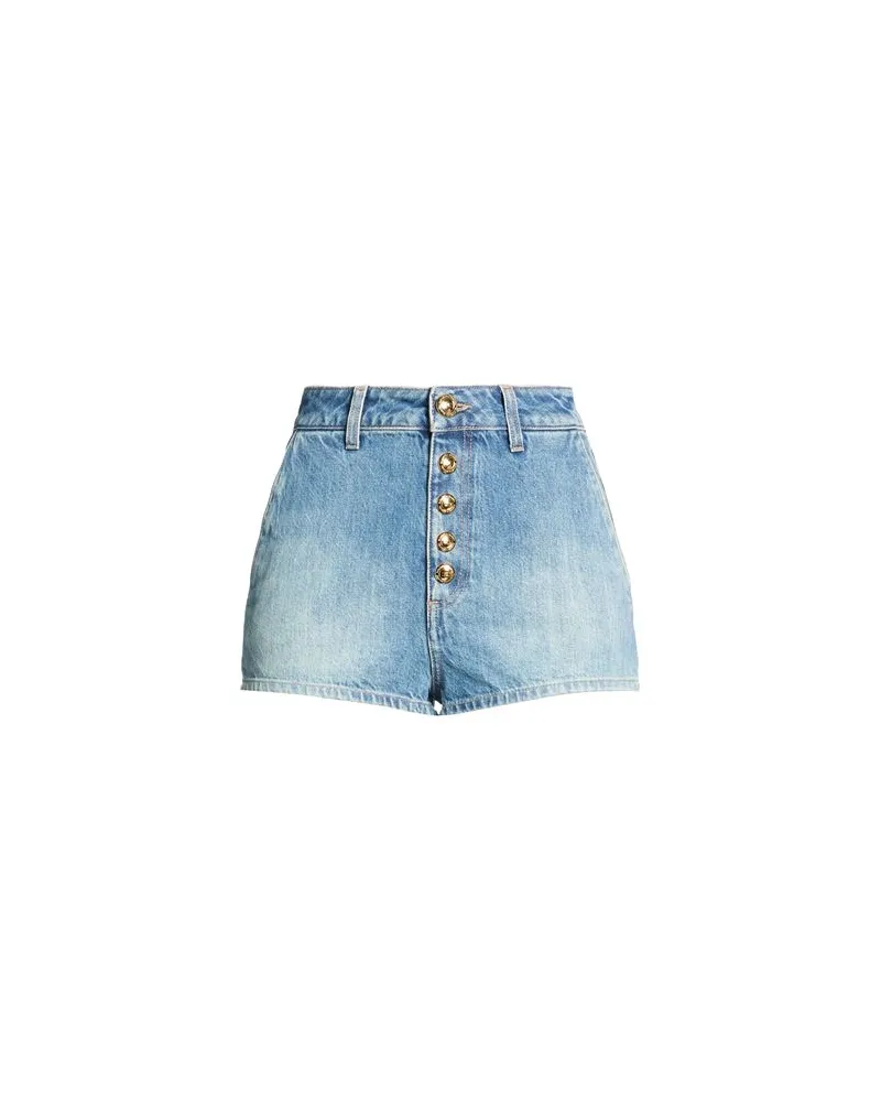 Elisabetta Franchi HOSEN & RÖCKE - Jeansshortsauf YOOX.COM Blau