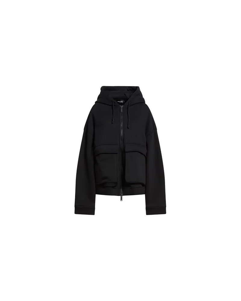 Dsquared2 TOPS - Sweatshirtsauf YOOX.COM Schwarz