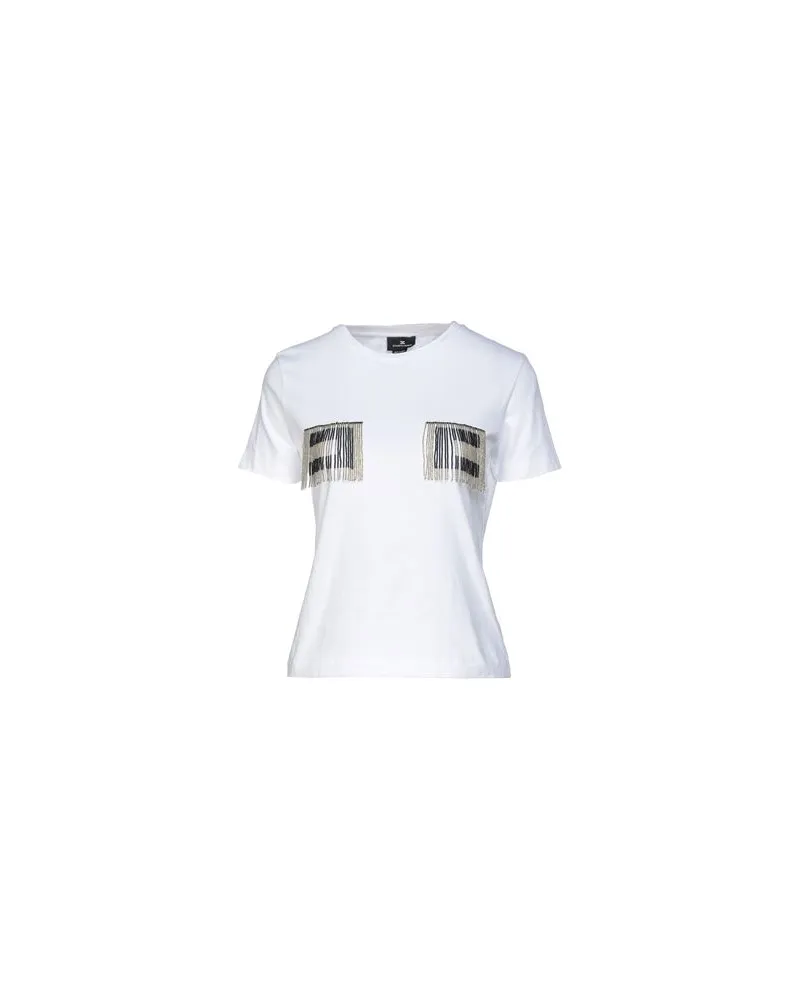 Elisabetta Franchi TOPS - T-shirtsauf YOOX.COM Weiß