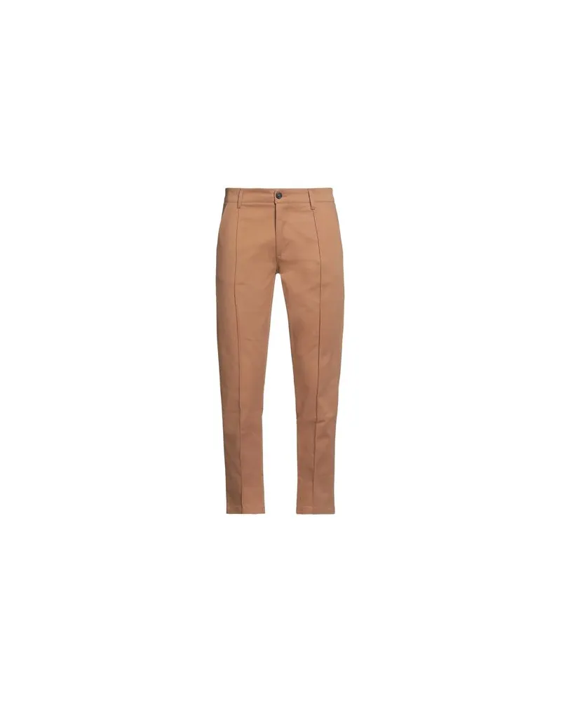 Alpha Studio HOSEN & RÖCKE - Hosenauf YOOX.COM Lederfarben
