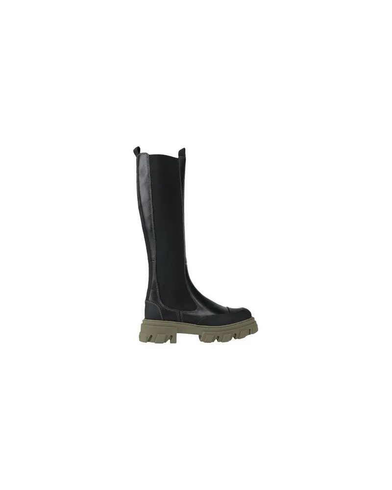 Ganni SCHUHE - Stiefelauf YOOX.COM Schwarz