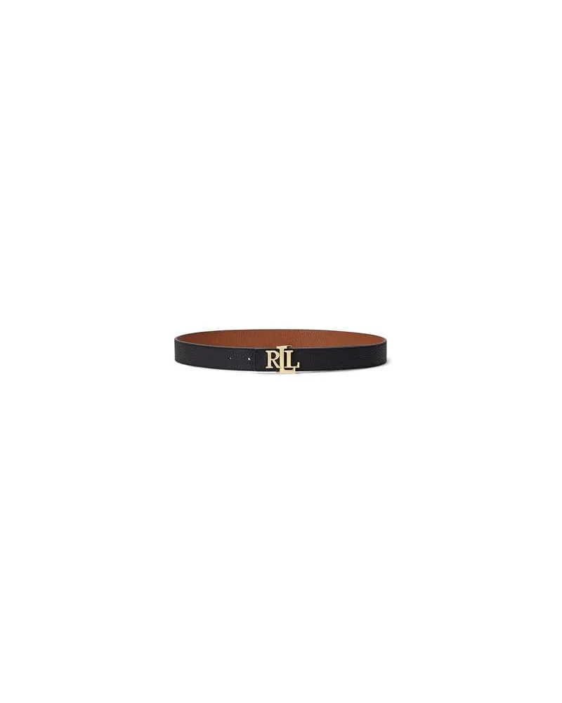 Ralph Lauren LOGO REVERSIBLE PEBBLED LEATHER BELT  - Kleinlederwaren - Gürtelauf YOOX.COM Lederfarben