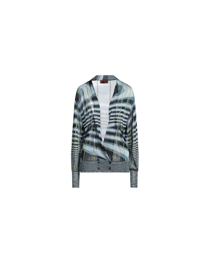 Missoni STRICKWAREN - Strickjackenauf YOOX.COM Taubenblau