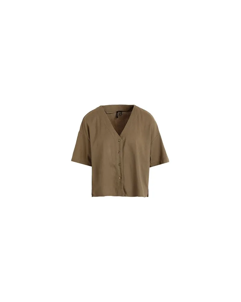 Vero Moda TOPS - Hemdenauf YOOX.COM Militärgrün