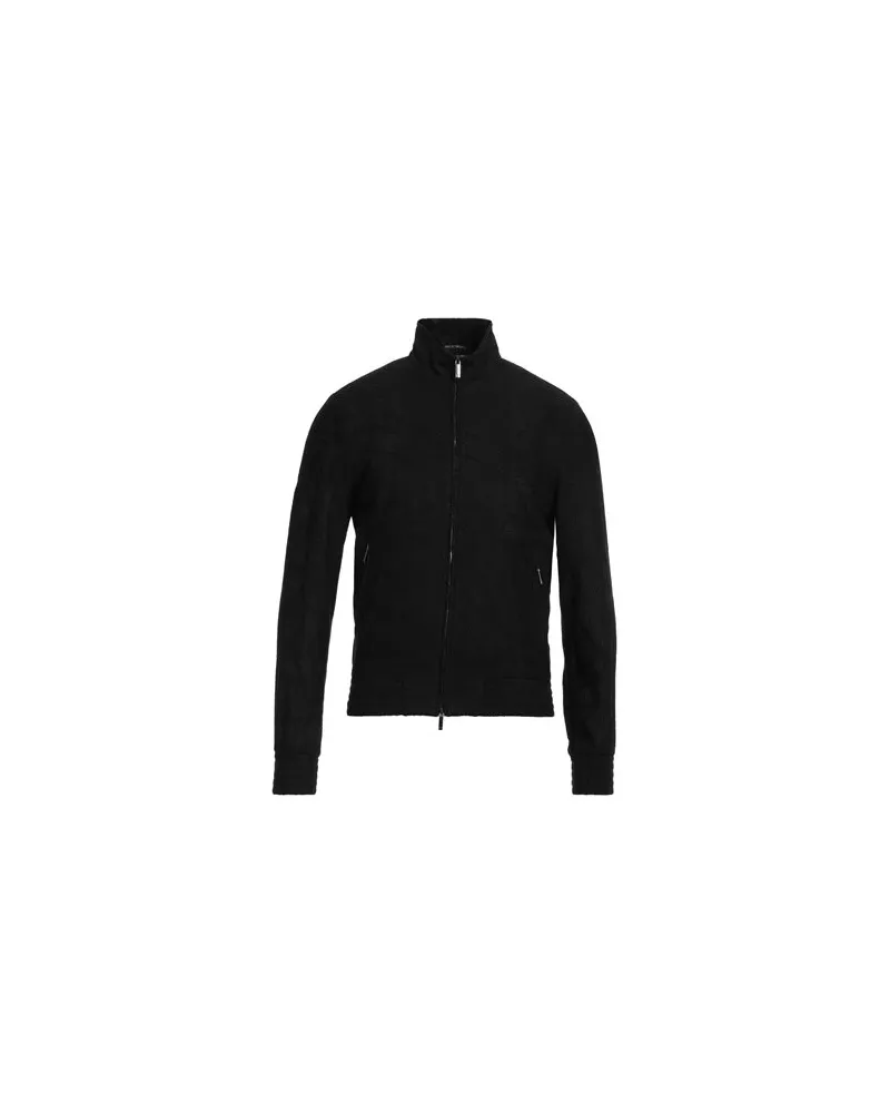 Emporio Armani STRICKWAREN - Strickjackenauf YOOX.COM Schwarz