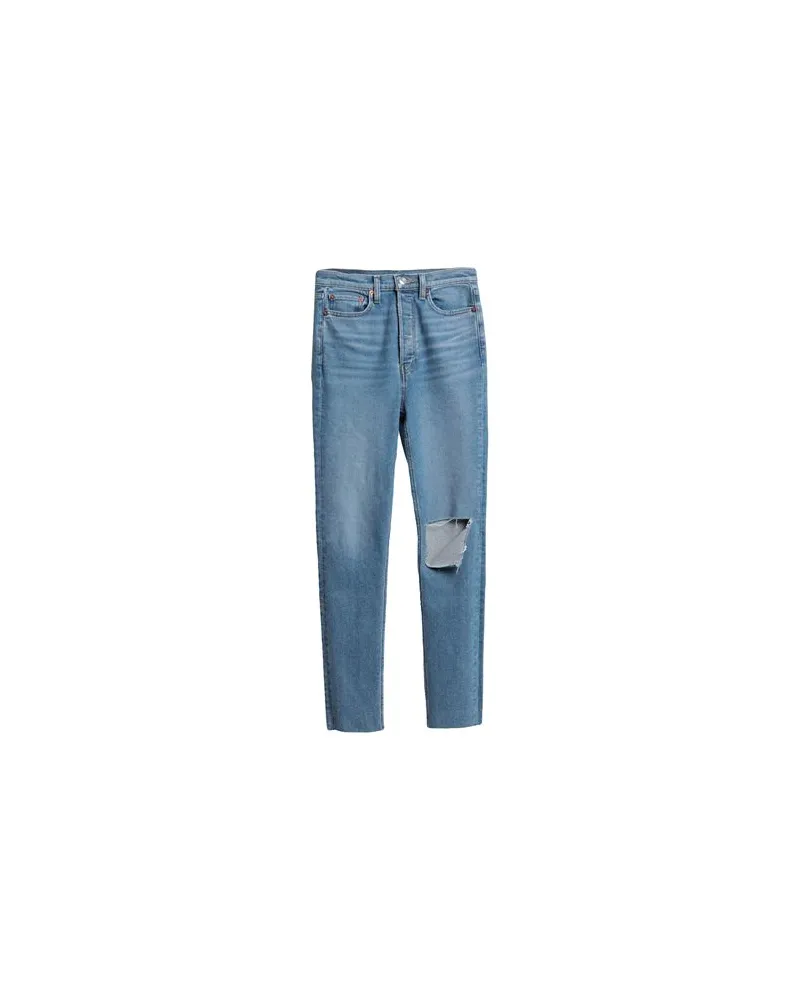 RE/DONE HOSEN & RÖCKE - Jeanshosenauf YOOX.COM Blau