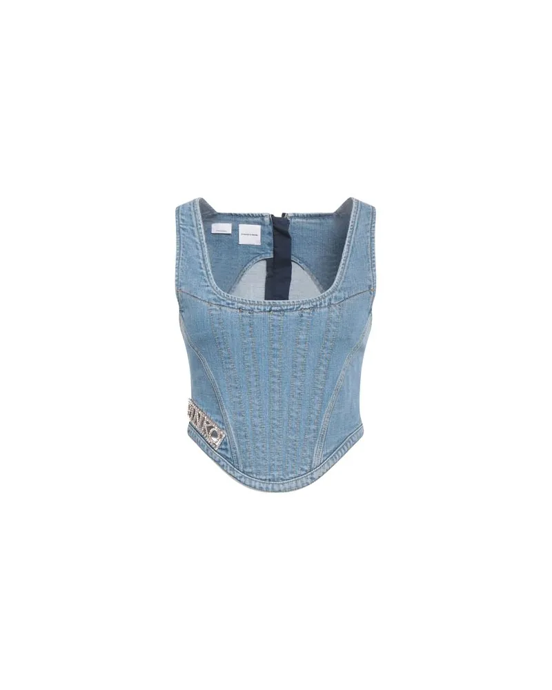 Pinko DENIM - TOPS - Topsauf YOOX.COM Blau