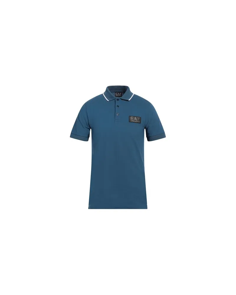 EA7 TOPS - Poloshirtsauf YOOX.COM Taubenblau