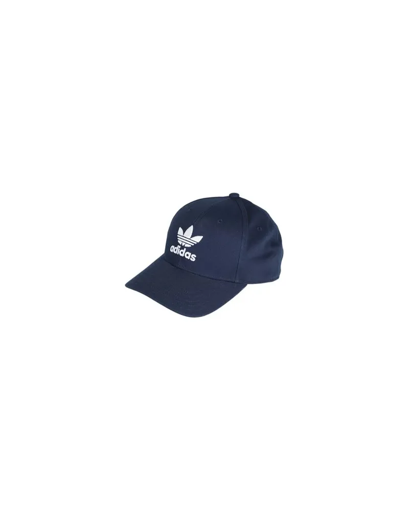 adidas ADICOLOR CLASSIC TREFOIL BASEBALL CAP  - ADICOLOR CLASSIC TREFOIL BASEBALL CAP - ACCESSOIRES - Mützen & Hüteauf YOOX.COM Marineblau