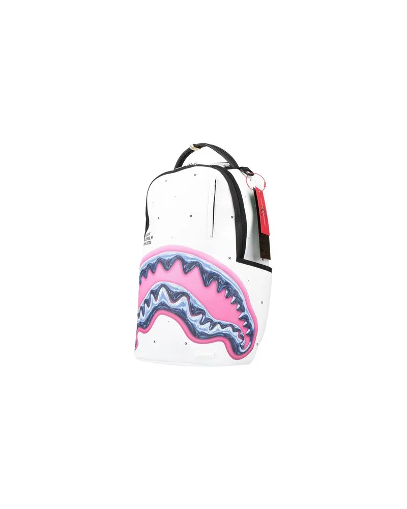 Sprayground SHARK CENTRAL LIQUID CHROME BACKPACK - TASCHEN - Rucksäckeauf YOOX.COM Weiß