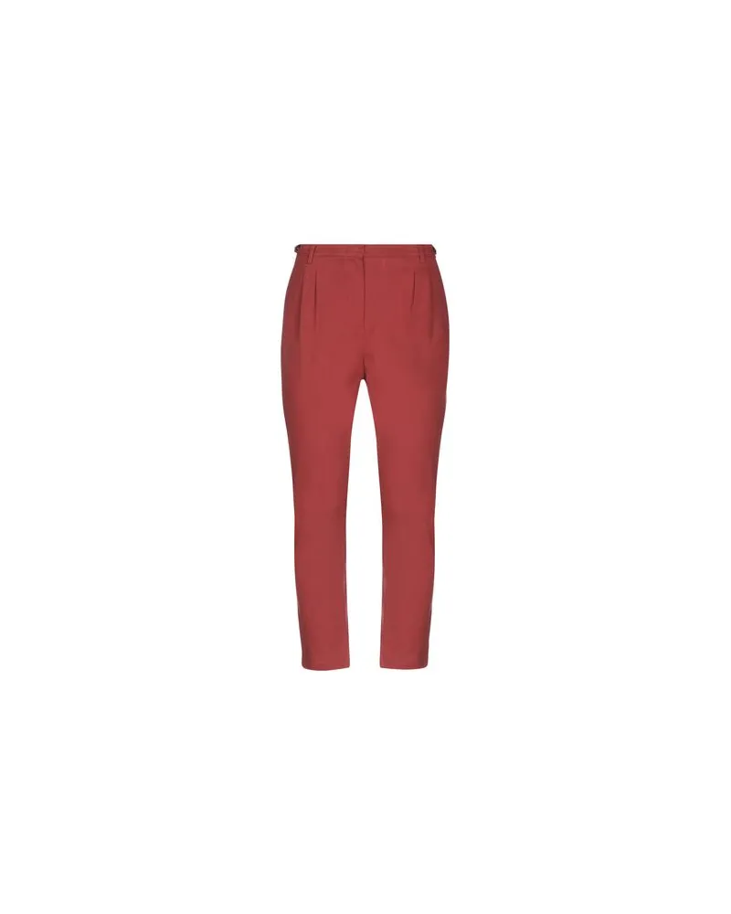 Soallure HOSEN & RÖCKE - Hosenauf YOOX.COM Ziegelrot