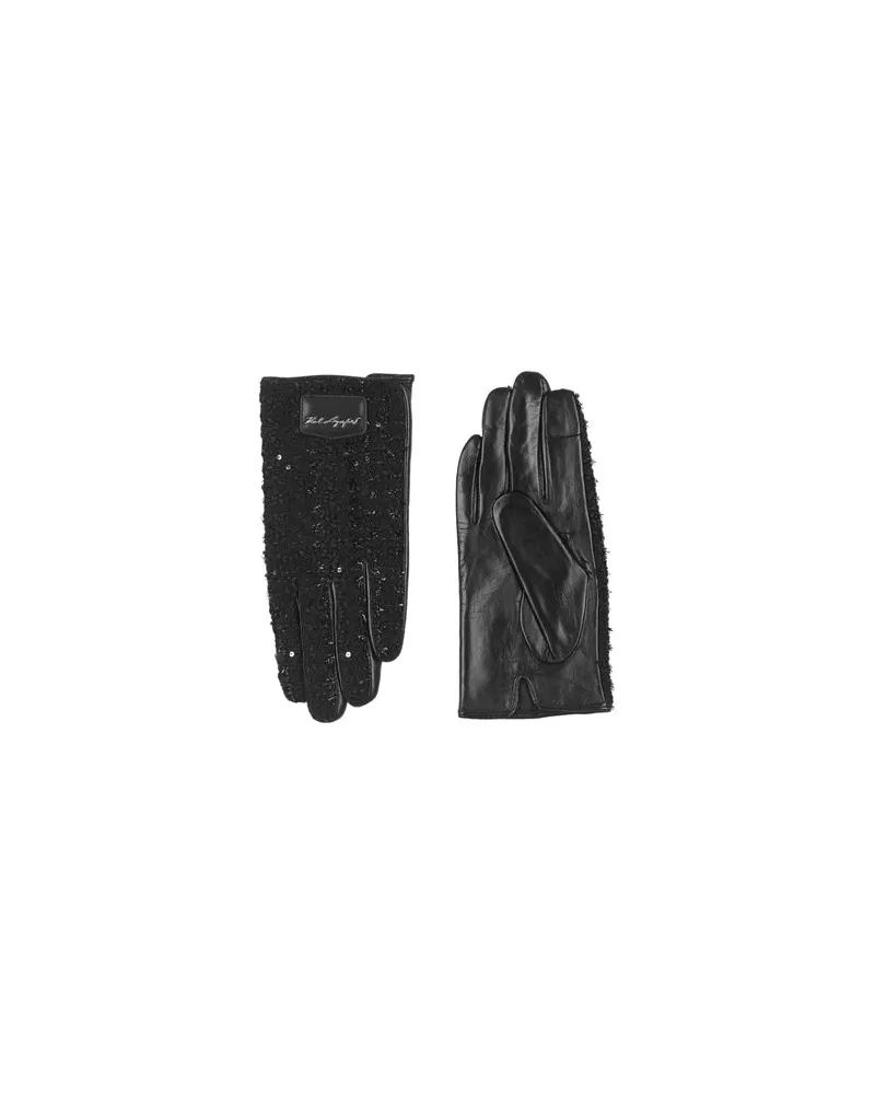 Karl Lagerfeld ACCESSOIRES - Handschuheauf YOOX.COM Schwarz