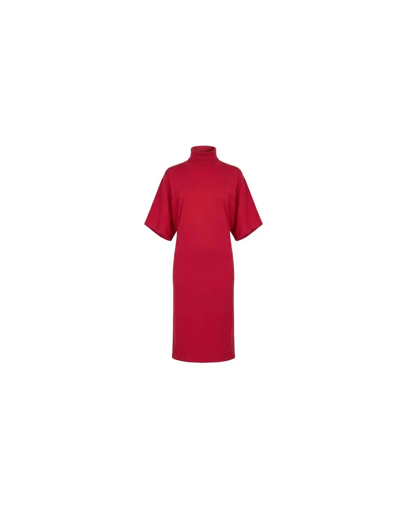 Semicouture KLEIDER - Midi-Kleiderauf YOOX.COM Rot