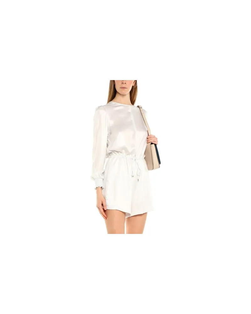 Armani Exchange OVERALLS - Playsuitsauf YOOX.COM Hellgrau