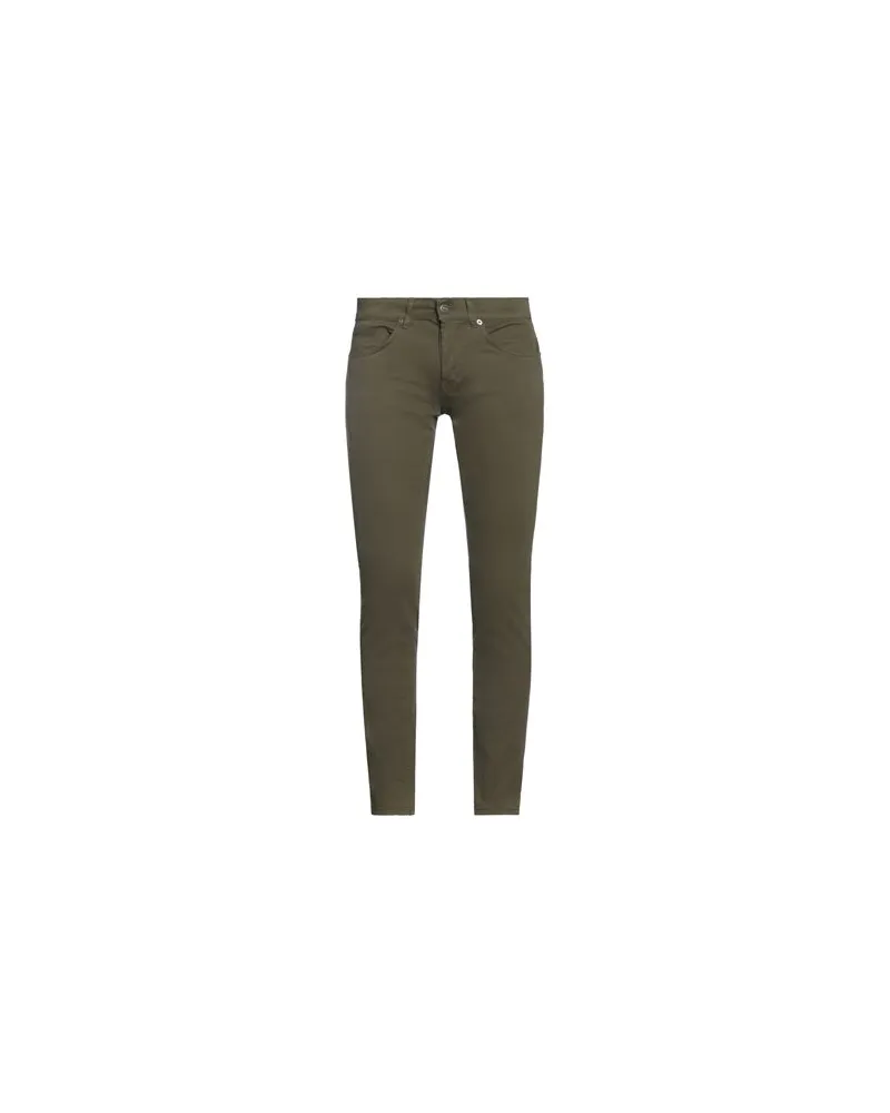 Dondup HOSEN & RÖCKE - Hosenauf YOOX.COM Militärgrün