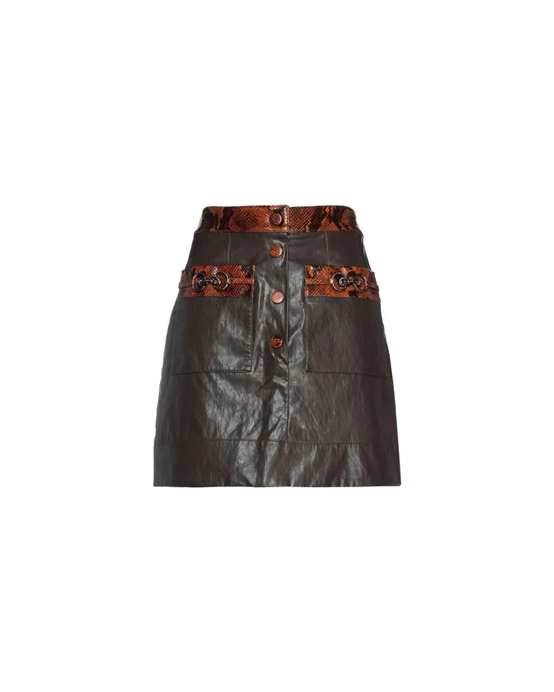 Pinko HOSEN & RÖCKE - Miniröckeauf YOOX.COM Dunkelbraun