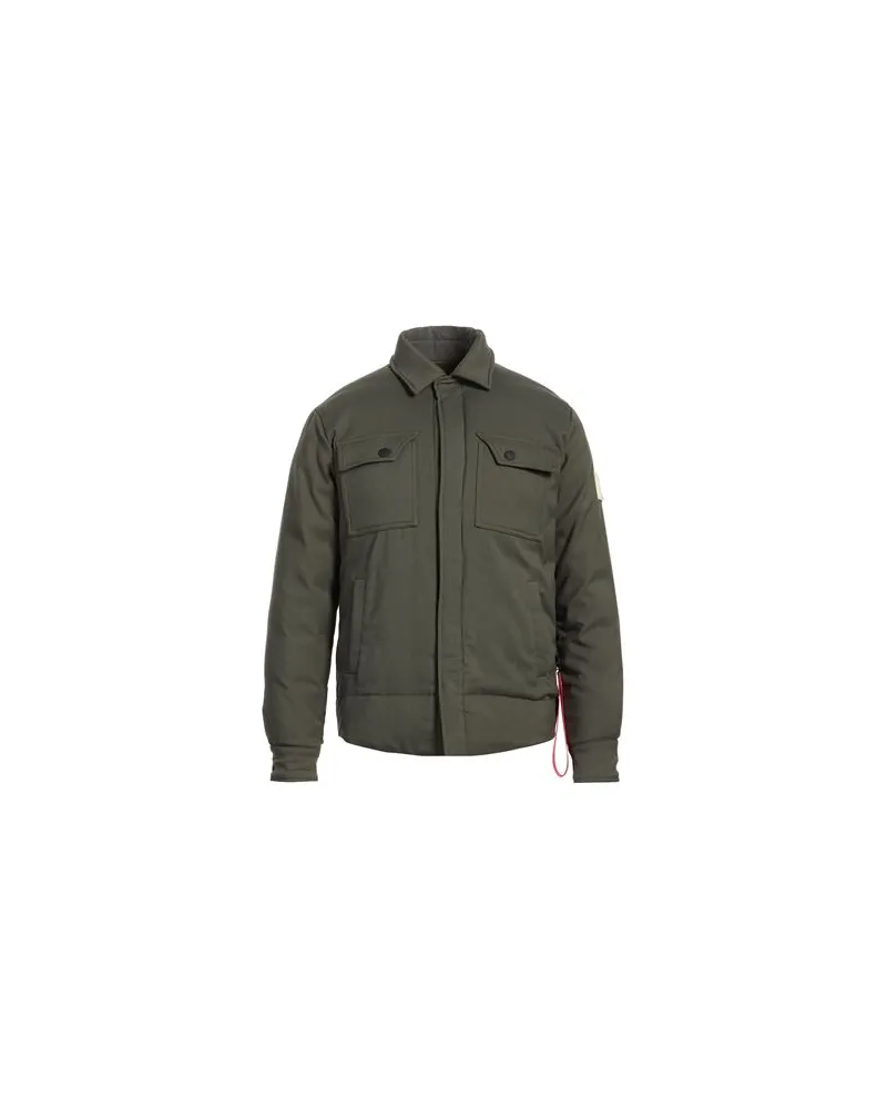 AFTER/LABEL JACKEN & MÄNTEL - Pufferjacken & Daunenjackenauf YOOX.COM Militärgrün