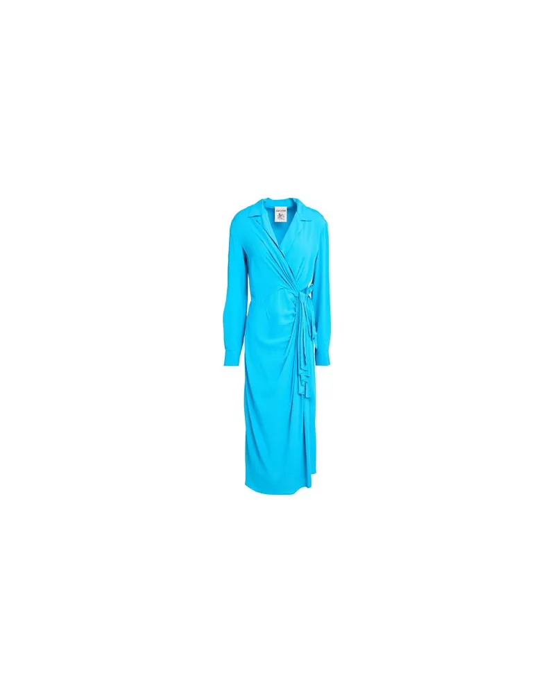Semicouture KLEIDER - Midi-Kleiderauf YOOX.COM Azurblau