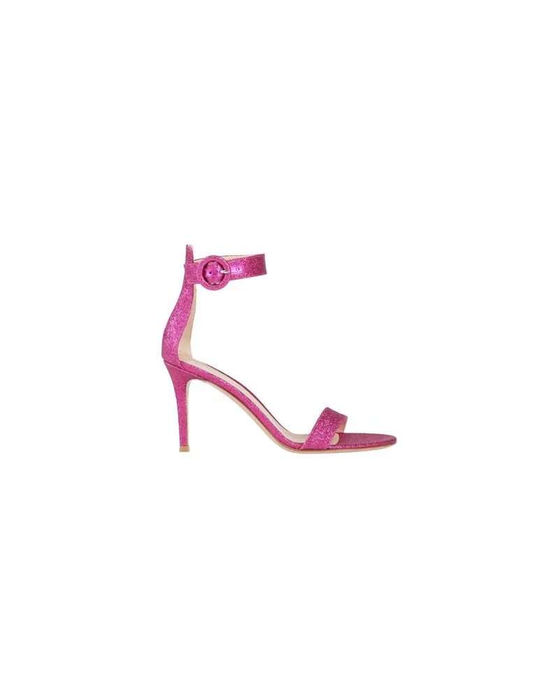Gianvito Rossi SCHUHE - Sandalenauf YOOX.COM Fuchsia