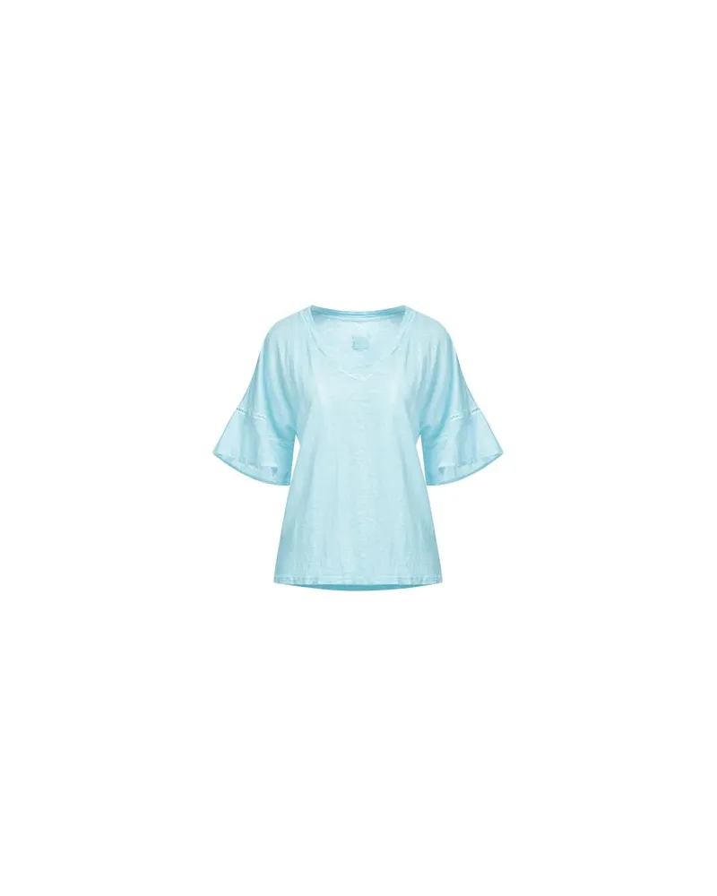 120% Lino TOPS - T-shirtsauf YOOX.COM Himmelblau