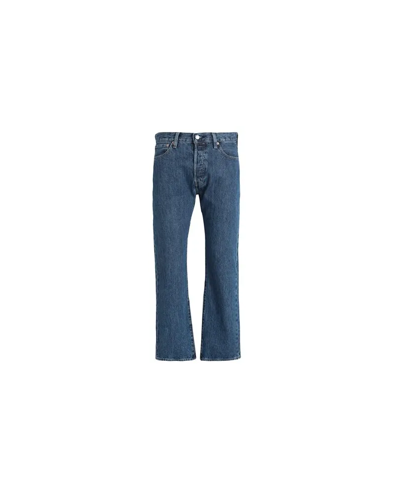 Levi's 501® LEVIS®ORIGINAL FIT MED INDIGO - FLAT FINISH  - HOSEN & RÖCKE - Jeanshosenauf YOOX.COM Blau