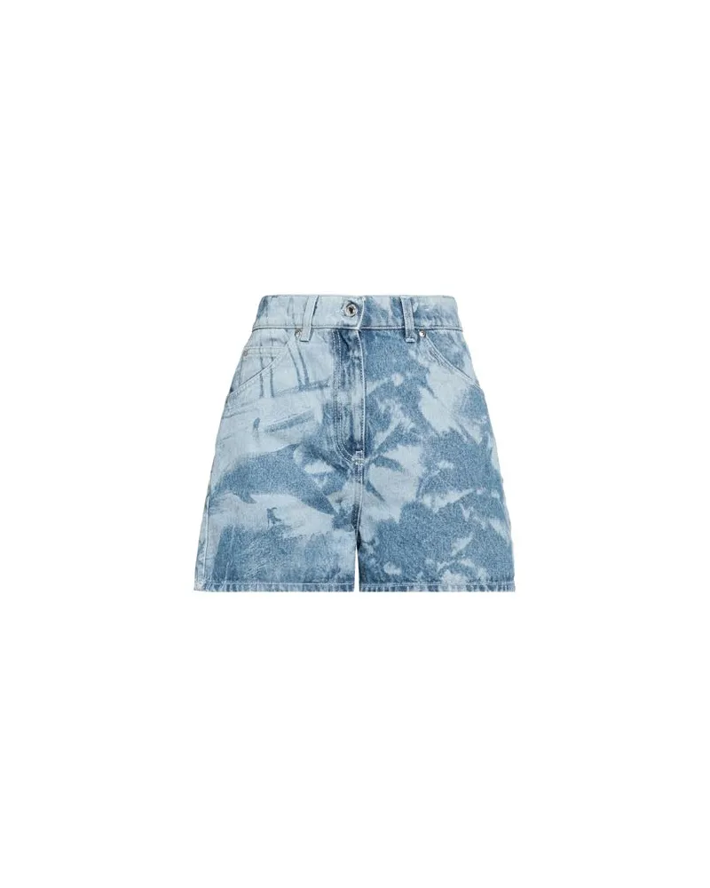 MSGM HOSEN & RÖCKE - Jeansshortsauf YOOX.COM Blau