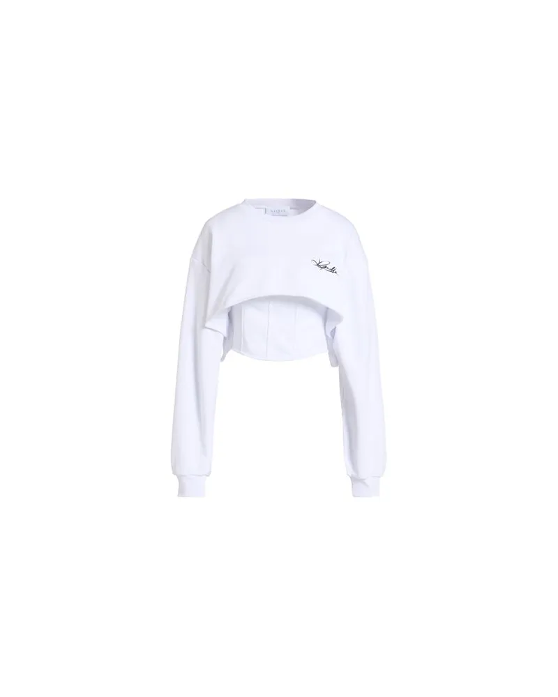 Gaëlle Bonheur TOPS - Sweatshirtsauf YOOX.COM Weiß