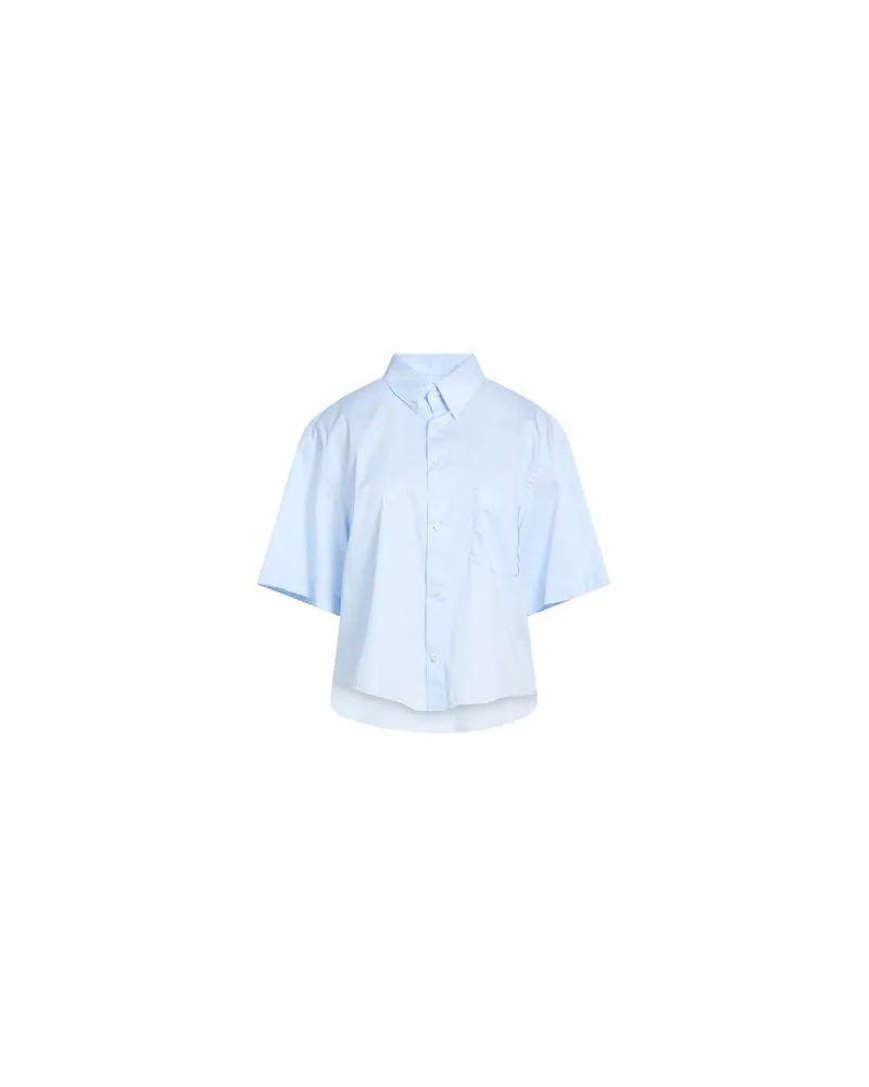 Maison Margiela TOPS - Hemdenauf YOOX.COM Hellblau