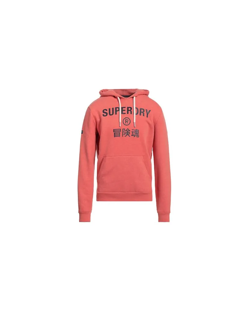Superdry. TOPS - Sweatshirtsauf YOOX.COM Orange