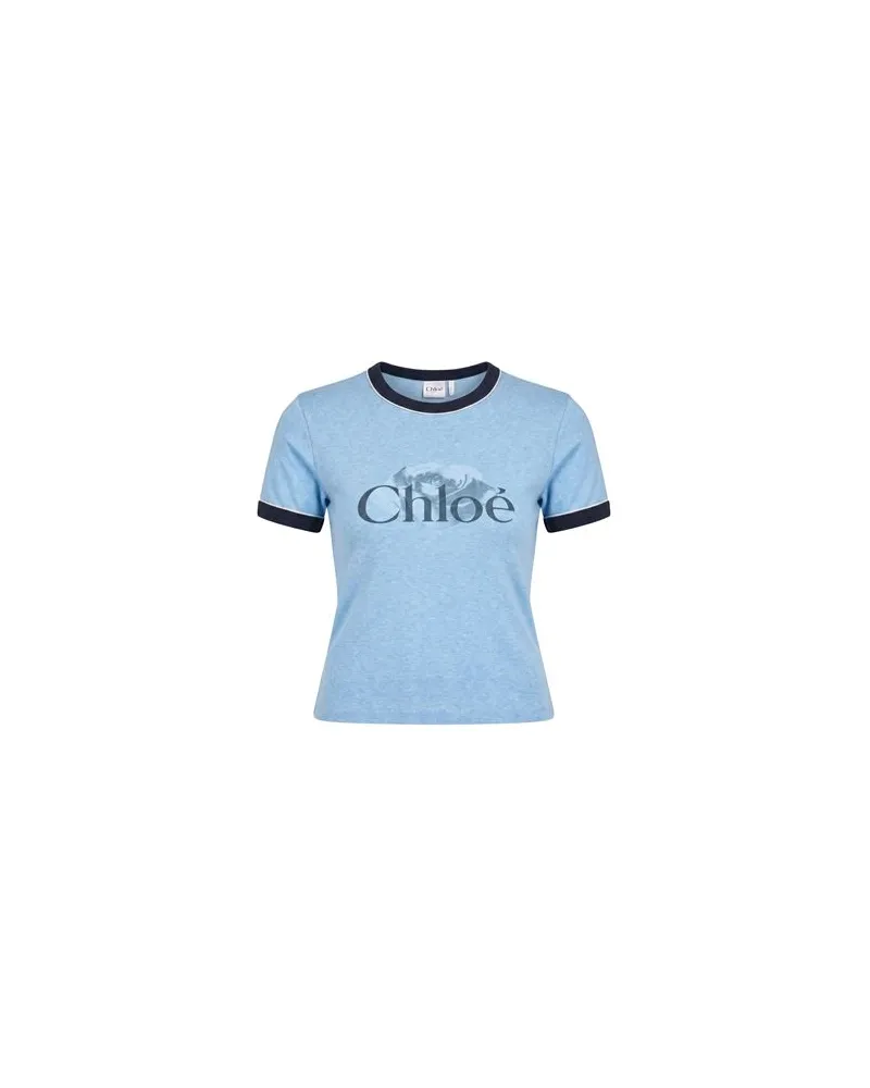 Chloé TOPS - T-shirtsauf YOOX.COM Hellblau