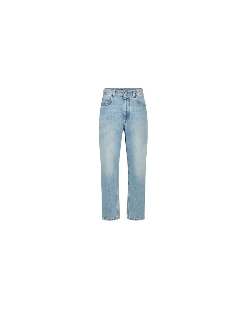 Brunello Cucinelli HOSEN & RÖCKE - Jeanshosenauf YOOX.COM Blau