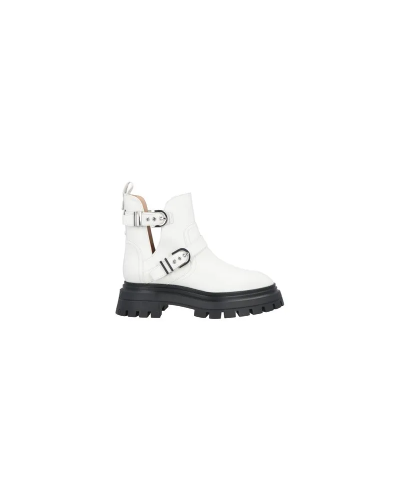 Stuart Weitzman SCHUHE - Stiefelettenauf YOOX.COM Weiß