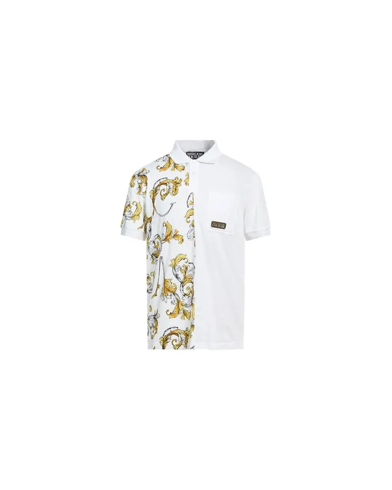 Versace Jeans TOPS - Poloshirtsauf YOOX.COM Weiß